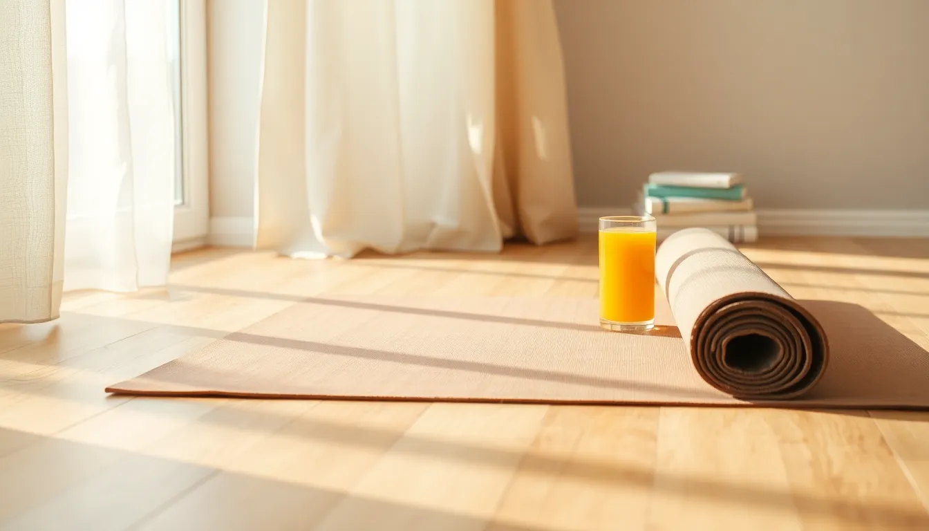 운동하는 사람들의 모습