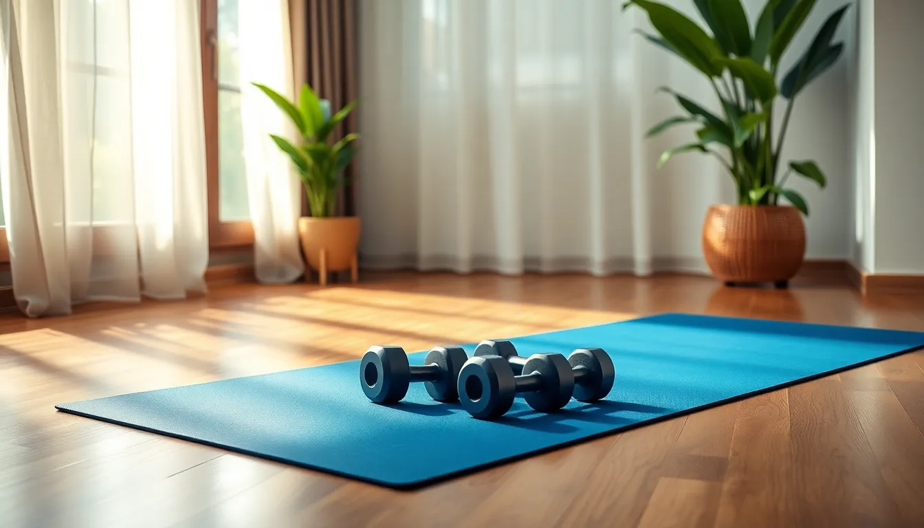 코어 운동 모습