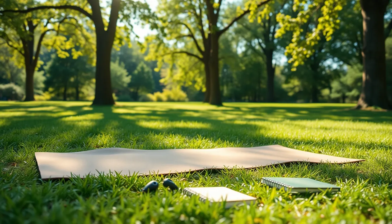 오피스 환경에서 간단한 운동 소도구를 활용하는 직장인의 모습